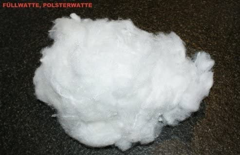 Füllwatte Polsterwatte Watte 10 kg, weiß, Öko-Tex Standard 100, Produktklasse 1, by RS