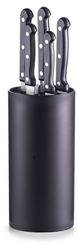 Zeller 24561 - Set de Tabla de Cortar y Cuchillos (11 Piezas, Tabla de Pino: 44 x 34 x 1,7 cm)