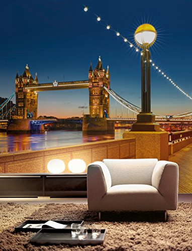 Komar WTD 8-927 - Papel pintado fotográfico (368 x 254 cm), diseño de Londres