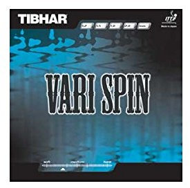 Tibhar Vari Spin Tischtennis Gummi, schwarz