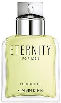 CALVIN KLEIN Eternity - Eau de Toilette For Men - Fougere Fragrance with Notes of Bergamot, Geranium and Moss - Medium Longevity - 100ml