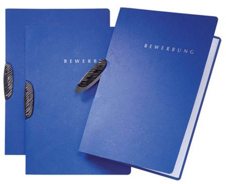 PAGNA Bewerbungsmappe Swing blau