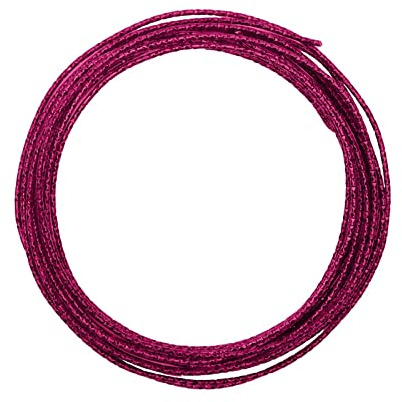 Vaessen Creative 24266-006 aluminiumtråd prägling rund smycke 2 mm x 5 m, böjlig smyckestråd, aluminium, rosa, 500 x 0,2 x 0,1 cm