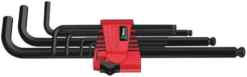 Wera 950/9 BM BlackLaser L-key Set, metric, 1.5-10mm, 9pc, 05073596001