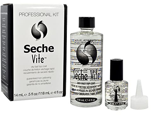 Seche Clear BEST Nail Base Coat Professional Kit for Home Manicure