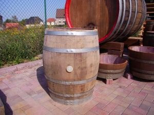 JUNIT 220L-Regentonne aus gebrauchtem Barrique-Eichenfass