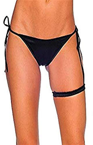 BodyZone Women's Flat Garter, Black, One Size
