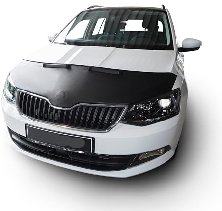 AB-00817 Auto Bra kompatibel mit Skoda Fabia 3 III Typ NJ 2014-2021 Haubenbra Steinschlagschutz Tuning Bonnet Bra