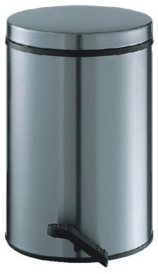 Wesco 117 214-47 Tretabfallsammler Softer, 13 Liter, Edelstahl matt