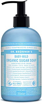 Dr. Bronner's Sugar Soap Flüssigseife, ohne Duft, 0,480 kg