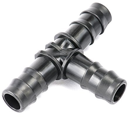 15 pezzi, connettore a T per tubo a goccia da 16 mm