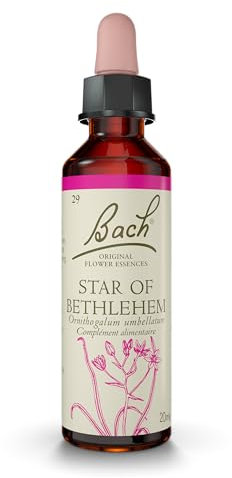 FLEURS DE BACH ORIGINAL - Star of Bethlehem No 29 - Pour plus de réconfort - Aide à s’apaiser suite à un choc émotionnel - Élixir floral naturel pour le bien-être - Compte-Gouttes 20ml - Vegan