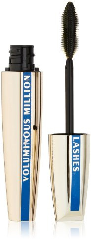 L’Oreal Paris Makeup Voluminous Million Lashes Mascara, Volumizing Collagen Infused Eye Makeup, Amplifying Mascara Brush, Waterproof, Blackest Black, 0.32 Fl Oz., 1 Count