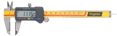 Digital-Messschieber mit Gross-LCD, HM-Messflächen+Runde Messstift
