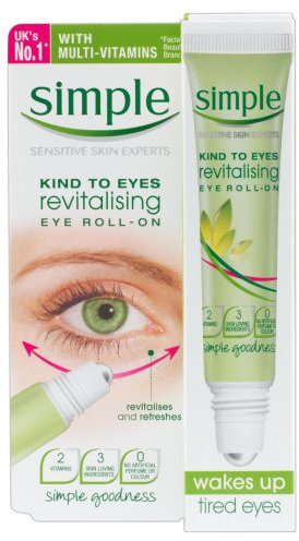 Simple Kind To Eyes Revitalising Eye Roll On 15 ml