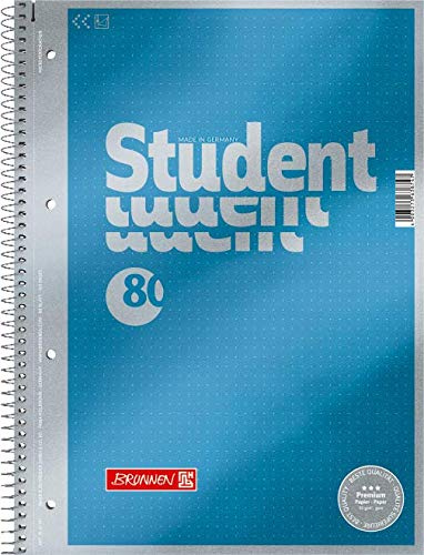 10x Sonderedition Brunnen Collegeblock DOT?TORE punktkariert A4,80Blatt,90g/m²