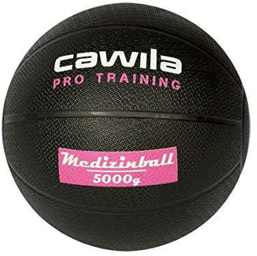 Cawila Medizinball PRO Training, Gummi Gewichtsball, ideal für Fitness, Sport und Freizeit