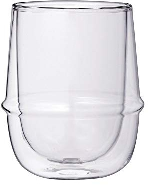 Kinto Kronos Glass Double-Walled Coffee Cup