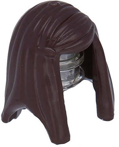 LEGO® Figurer, huvudbonad hår kvinnlig lång slät
