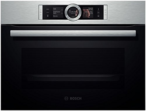 BOSCH Backofen Einbau-Backofen aus Edelstahl mit Dampfgarer CSG656RS1