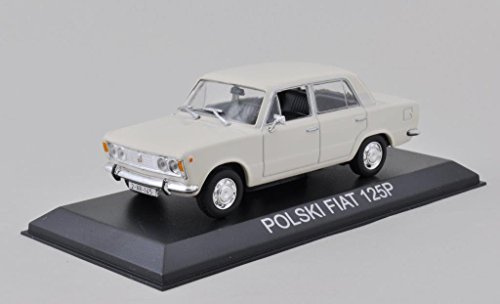 DieCast Modellauto 1:43 Agostini Polski FIAT 125 P creme