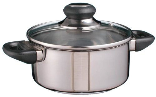 Kochtopf, Bräter, Topf aus Edelstahl induktionsgeeignet Ø ca. 16 cm