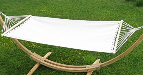 ALEOS. Hängematte 120x200cm BEIGE aus Baumwolle von AS-S