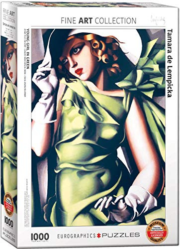 Young Girl in Green, 1000 Piezas