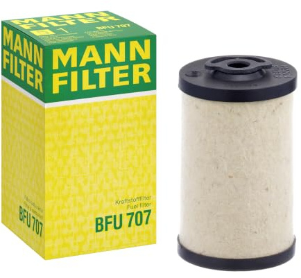 MANN-FILTER BFU 707 Kraftstofffilter - für Lkw + Busse | Für LKW, Busse, Schutz des Kraftstoffsystems, Injektorschutz, Zuverlässige Kraftstoffversorgung, Echte OE-Technologie