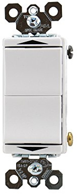 Legrand Pass & Seymour TM811DTMOW Spec Grade Decorator Rocker Momentary Contact Switch, White (1 Count)
