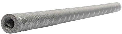 Schellenberg 58200 Alu-Fliegengitter, Insektenschutz aus Aluminium 100 x 120 cm, Rolle zum selbst zuschneiden