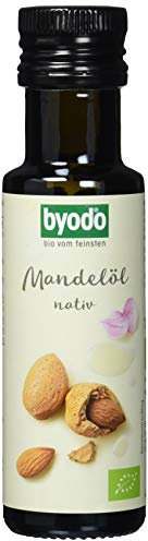 Bio-Mandelöl Nativ 200ml - Byodo 2er Pack (2 x 100 ml) - Organic Almond Oil, Kaltgepresst, Vegan, Glutenfrei, Ideal für Hautpflege & Kochen