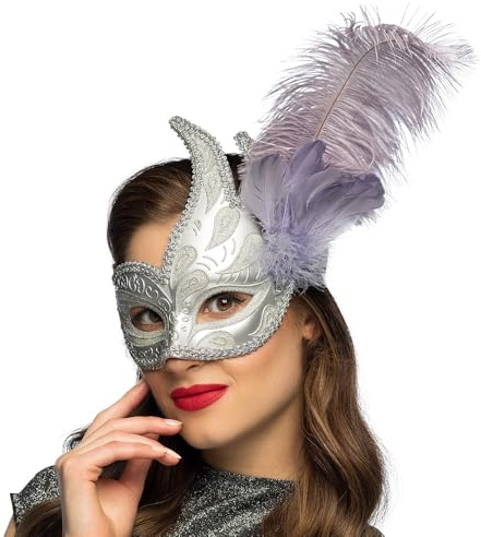 Boland Venezianische Augenmaske, Accessoire, Kostüm, Karneval, Mottoparty, Halloween, Maskenball