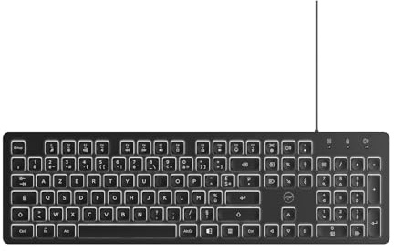 Mobility Lab Clavier Lumineux Filaire USB - Retroéclairage LED Blanc - AZERTY