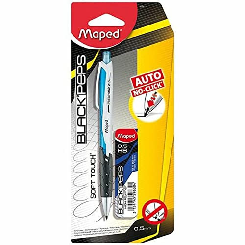 Maped – Druckbleistift Blackpeps 0,5 mm + Graffiti – zufällige Farbe – 1 Stück Büroartikel (sortiert)