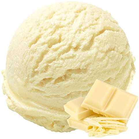 Weiße Schokolade Geschmack 1 Kg Gino Gelati Eispulver Softeispulver für Ihre Eismaschine