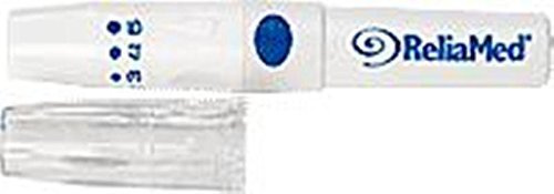Reliamed Pen-style Mini Universal Lancing Device with Adjustable Depth and Alternate Site