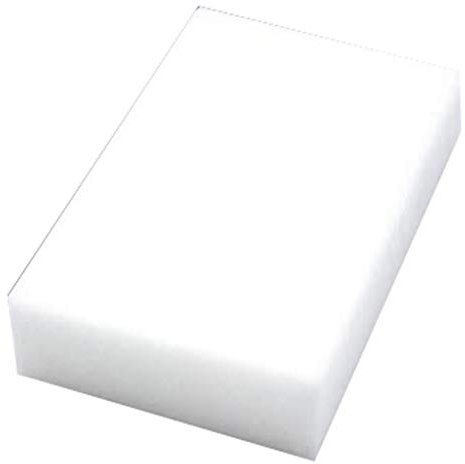Magiche spugnette detergenti in schiuma di melammina, bianche, di lunga durata, 10 x 6 x 2 cm, Confezione da 100.
