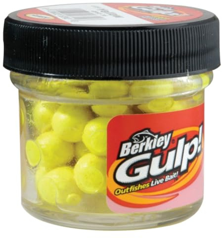 Berkley Gulp! Floating Salmon Eggs , Yellow, 0.56-Ounce