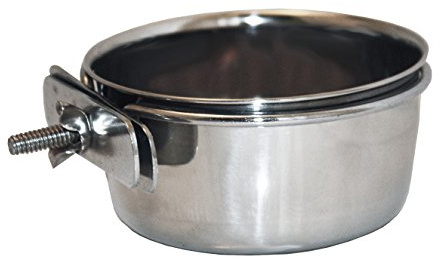 Pet Platter Bolt On Pet Bowl ,Silver, 900 ml
