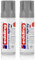 2x edding Permanent Spray silber matt 200 ml Premium Acryllack Spraydose