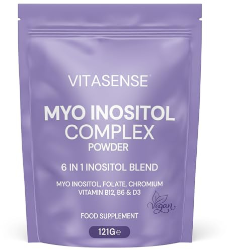 VitaSense 6-in-1 Myo-Inositol Powder – 4000mg Myo Inositol, 30 Servings