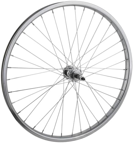 WheelMaster Rear Bicycle Wheel 24 x 1.75 36H, Steel, Bolt On, Silver