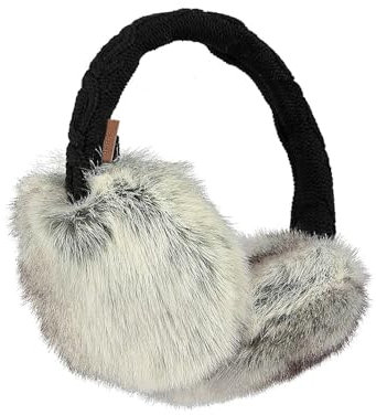 Barts Damen Fur Earmuffs Ohrenschützer, Grau (RABBIT 0009), One size (Herstellergröße: UNI)