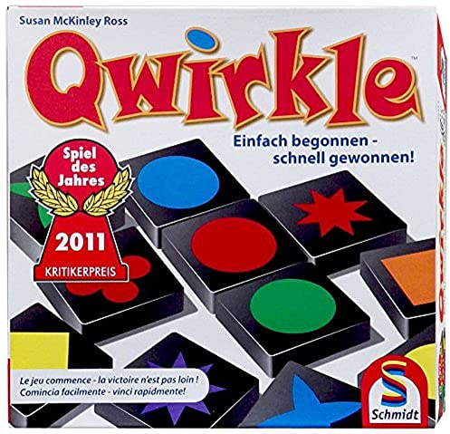 Schmidt Spiele 49311 Qwirkle, Spiel des Jahres 2011, Familienspiel, FFP Artikel