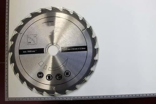 Scheppach Sägeblatt | Ø250 x 30 x 2,4 mm | Hartmetall Kreissägeblatt mit 24 Zähnen | passend für Scheppach Tischkreissäge HS100S | HM100T | HS110 | HS105 | HS111 | Ersatzsägeblatt