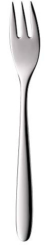 WMF Silk Kuchengabel 15,7 cm, Cromargan Edelstahl mattiert, spülmaschinenfest