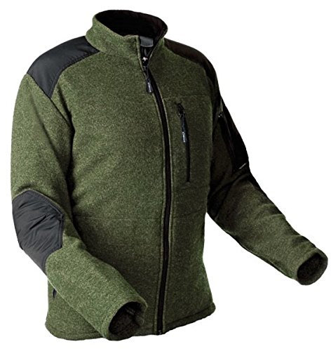 Pfanner® warme Wooltec Jacke aus Merinowolle, Farbe:Oliv, Größe:XL