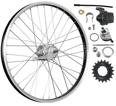 20 Zoll Hinterrad Aluminiumfelge Shimano Nexus Inter-3 Nabenschaltung Rücktritt schwarz