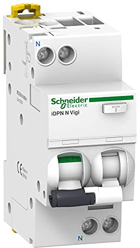 Schneider Electric FI-/Leitungsschutzschalter Acti9 iDPN N Vigi, 1-polig+N, 13A, B-Charakteristik, 30mA, Typ A, 6kA, Artikelnummer A9D56613